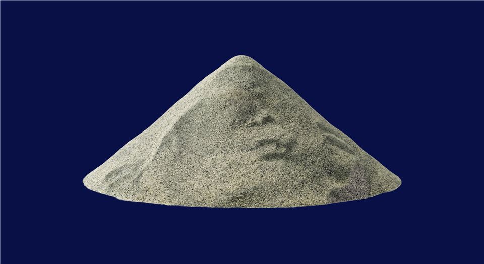 Areia industrial fina