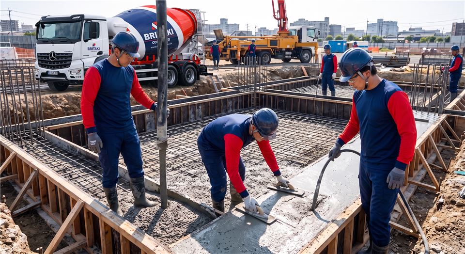 Concreto para fundação